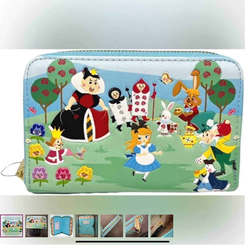 Disney Alice in
Wonderlan d Wallet - New with Tags
Loungefly
